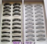20 Pairs Regular Long and Thick Eyelashes Style 1 and 2