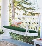 Weather-Resistant Eucalyptus Classic Slatted Outdoor Swing