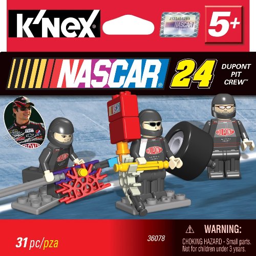 K'NEX Nascar #24 DuPont Pit Crew Building Set