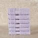 6 Pack Wash Cloth set in Lilac by Cotton Craft - Heavy weight 625 gram construction - 100% Pure Ring