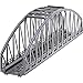 K/M ARCHED BRIDGE 14 1/8