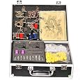 6 Guns Tattoo Kit Tattoo Machine Complete w/ LCD Power Supply Needles Ink Grip Tube Case BRAND NEW T06