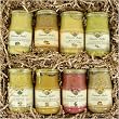 Boxed Gift Set- Fallot Authentic French Dijon Mustard Assortment of 8 Mustards, Each 7 Oz