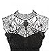 Chen Women Sleeveless Vest Tank Tops Blouse Stand Collar T-Shirt (M, Black)