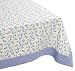 DII Vintage Flowers Gingham Tablecloth