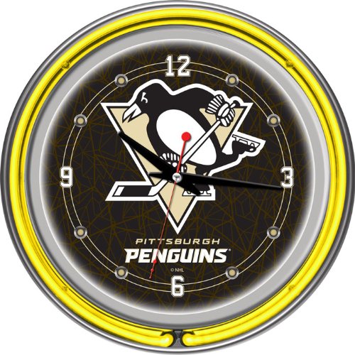NHL Pittsburgh Penguins Neon inch Diameter