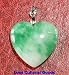 Heart Shaped Natural Jade Pendant - PD003