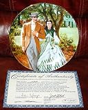 Collector Plate - Gone with the Wind - Golden Anniversary Series Plate #5 - Home To Tara