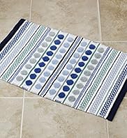 Whisky Stripe Bath Pedestal Mats