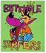 Butthole Surfers - Logo with Dog on Green - Sticker / Decal