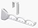 Lehigh Group/Crawford 22WH Fold-A-Way Clothes Hanger