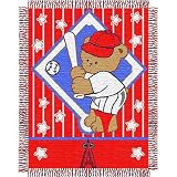 Anaheim Angels MLB Triple Woven Jacquard Throw (044 Series) (36x46)