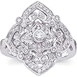 14K White Gold Diamond Ring - 0.50 Ct.