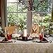 Flameless Real Wax Moving Wick LED Candle for Home/Party/Halloween/Christmas/Wedding Decor with Timer Control Cinnamon Scent 4