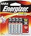 Energizer Max Alkaline AAA Battery, 4 Count