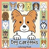 Dog Cartoons Coloring Book