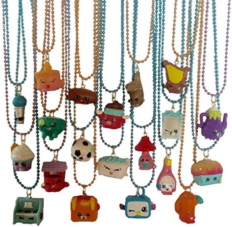 Shopkins Inspired Necklaces Season 3, 4, or 5 Chose From Single Necklaces to 5 or 10 Grab Bag Necklace Packs (5 Shopkins Season 5 Grab Bag Necklaces)