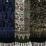 10 X 66 Rayon Batik Scarves - 3 Classic Batiks