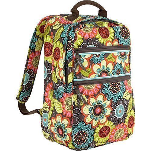 Vera Bradley Women's Tech Backpack Flower Shower Backpack