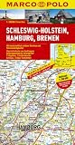 MARCO POLO Karten Deutschland 1 Schleswig-Holstein, Hamburg, Bremen 1:200.000 - Mairdumont