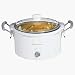 Hamilton Beach 33144 Stay-or-Go 4-Quart Slow Cooker, White