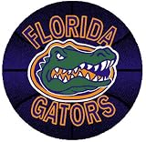 4' Round Florida Gators Basketball Rug