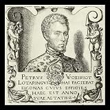 Pierre Woeiriot (Self-portrait of the artist's 24-year-olds) Gold Wood-Mounted Art Poster Print - 11