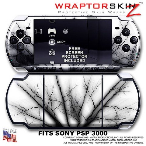Lightning Black WraptorSkinz Skin and Screen Protector Kit fits