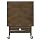 Oasis Concepts All Wood Entertainer Folding Table, Walnut