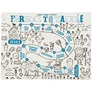 modern-twist Kids Mark-Mat Silicone Coloring Placemat, Farm to Table