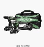 Hitachi KC18DFL 18V HXP Compact Li-ion 2 Piece Combo Kit