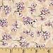 44'' Wide Victoria's Guest House Floral Sprigs Lilac/Natural Fabric By The Yard