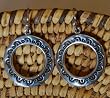 Sterling Silver Circle Earrings
