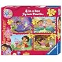 Ravensburger Dora the Explorer 4 in a Box Jigsaw Puzzles (12, 16, 20 and 24 Pieces)