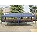 Polar Aurora 10' X 20' Easy Pop up Canopy Party Tent - Blue w/ 4 Removable Sidewalls