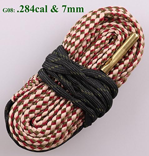 WMN_TRULYSTEPNew Gun Barrel Rope Cleaner .17 .22 Cal .308 .380 9 mm Caliber 12 20 28 Gauge Rifle/Pistol/Shotgun Cleaning (G08 : .270 Cal .280 .284 & 7 mm)