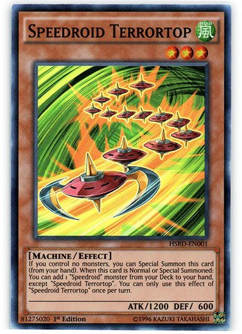 Yu-Gi-Oh! - Speedroid Terrortop (HSRD-EN001) - High-Speed Riders - 1st Edition - Super Rare