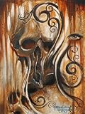 Skull and Eye by Manuel Valenzuela Tattoo Art Canvas Giclee Print
