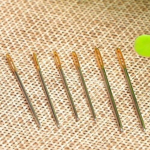6pc Eye Large Needles Leather Canvas Craft Sewing Stitching Hand Tool Embroidery