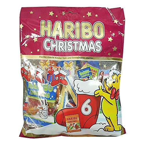 Haribo Christmas Weihnachtsfruchtgummitütchen (250g Beutel)