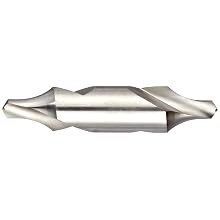 Magafor 125 Series High Speed Steel Combined Drill and Countersink, Uncoated (Bright) Finish, Radius Style, 118 Degrees