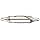 Magafor 125 Series High Speed Steel Combined Drill and Countersink, Uncoated (Bright) Finish, Radius Style, 118 Degrees