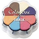 Petal Point Fluid Chalk 8-Color Option Ink Pad Set - Soft Pastels