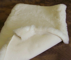 Happy Lamb Fleece Topper Twin