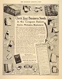 1912 Ad American Sales Book Elmira Check Deposit Sales - Original Print Ad