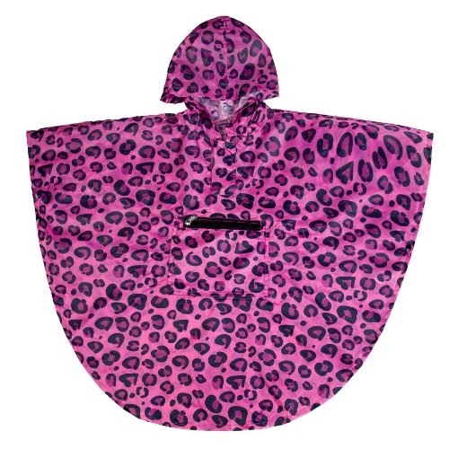 Wildkin Pink Leopard Poncho (6-12)