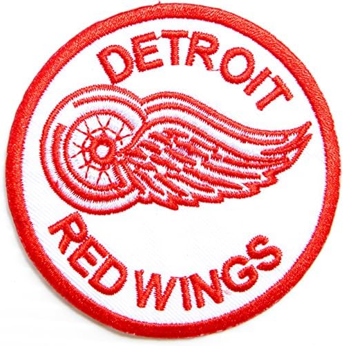 DETROIT RED WING HOCKEY NHL Logo Sign Patch Iron Applique Embroidered Sew Gift BY SURAPAN