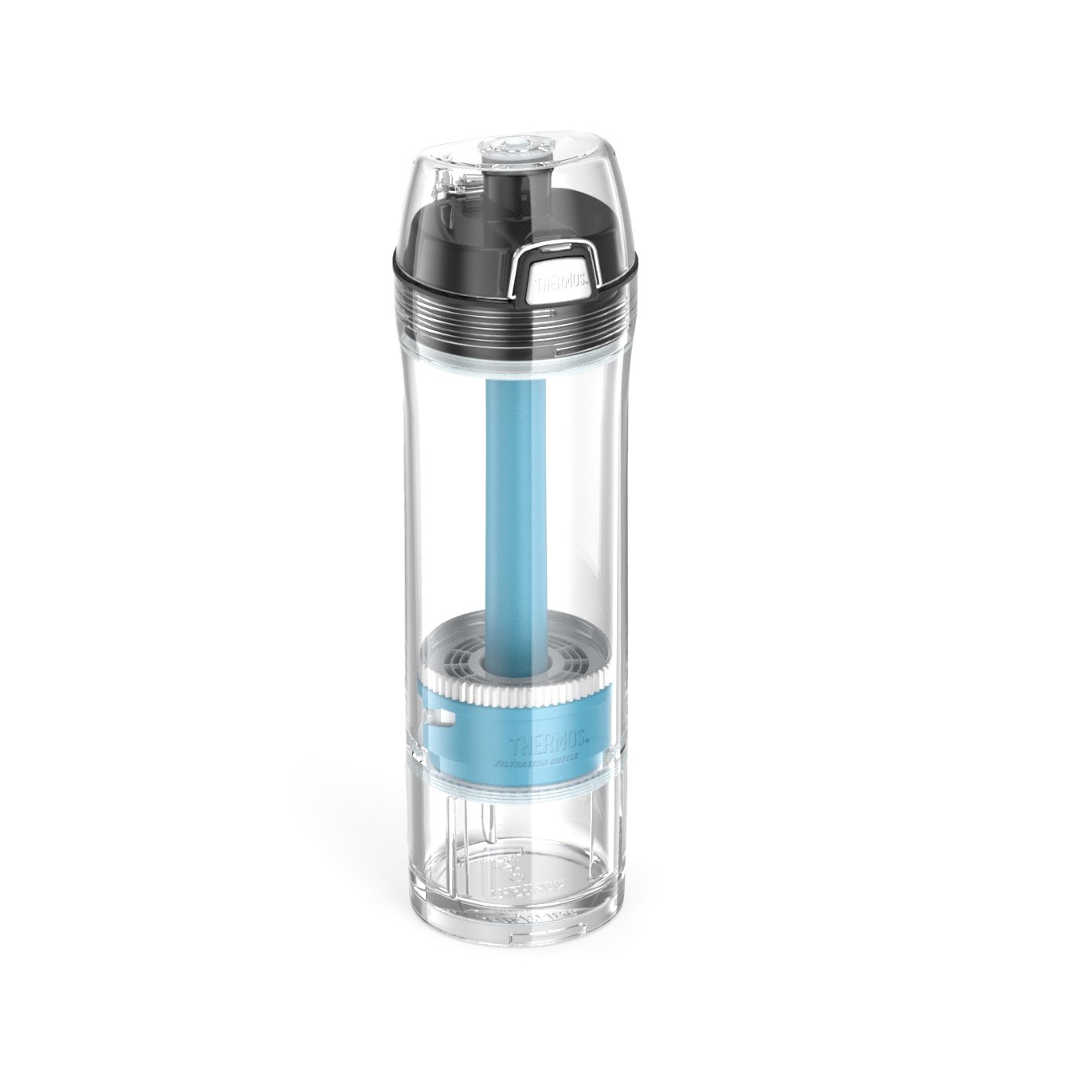 Thermos NSF/ANSI 53 Certified Tritan Water Filtration Bottle, 22Ounce