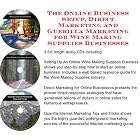 The Online Business Setup, Direct Marketing, Guerilla Marketing for Wine Making Supplies... by Wine Making