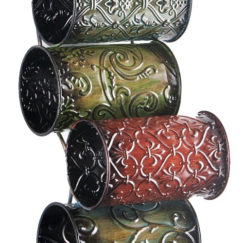 SEI Grazia Wall Mount Wine Storage